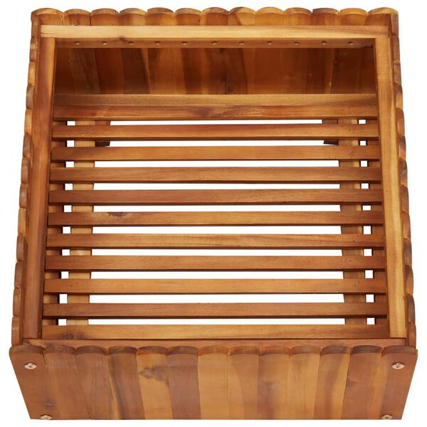 vidaXL Lit sur&eacute;lev&eacute; de jardin 50x50x25 cm Bois massif d'acacia