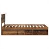 vidaXL Cadre de lit Bois ancien 90 x 190 cm Bois d'ing&eacute;nierie
