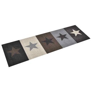 vidaXL Tapis de sol de cuisine lavable &Eacute;toile 45x150 cm
