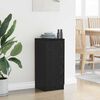 vidaXL Buffet Ch&ecirc;ne noir 30 x 30 x 70 cm Bois d'ing&eacute;nierie