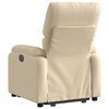 vidaXL Fauteuil inclinable Cr&egrave;me Tissu