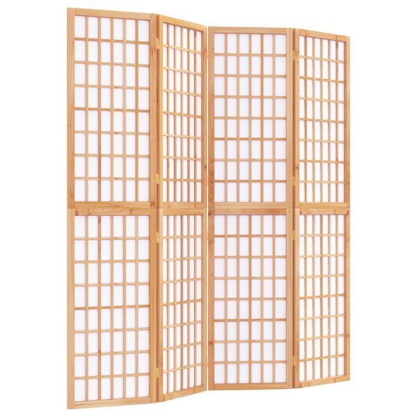 vidaXL Cloison de s&eacute;paration pliable 4 panneaux 160x170 cm