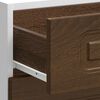 vidaXL Armoire de cuisine Kalmar ch&ecirc;ne marron bois d'ing&eacute;nierie