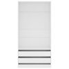 vidaXL Garde-robe Blanc 100x50x200 cm Bois d'ing&eacute;nierie
