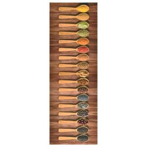 vidaXL Tapis de sol de cuisine lavable Cuill&egrave;re 45x150 cm