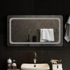 vidaXL Miroir de salle de bain &agrave; LED 90x50 cm