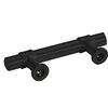 vidaXL Poign&eacute;es d'armoire 10 pcs noir 64 mm acier inoxydable