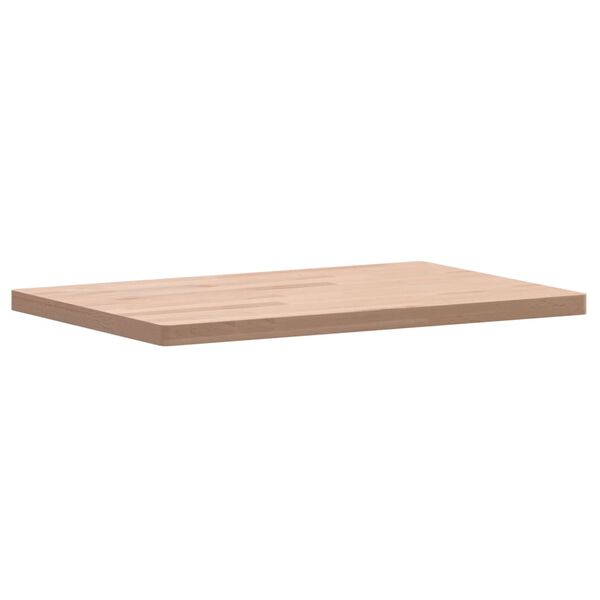 vidaXL Dessus de table 60x40x2,5 cm rectangulaire bois massif de h&ecirc;tre