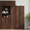 vidaXL Armoire murale ch&ecirc;ne marron 40x42,5x40 cm bois d'ing&eacute;nierie