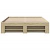 vidaXL Cadre de lit sans matelas ch&ecirc;ne sonoma 120x200 cm