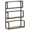 vidaXL &Eacute;tag&egrave;re murale 60x20x85 cm Bois de manguier brut