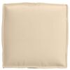 vidaXL Coussin pour assise de palette 4 pcs Beige 40 x 40 x 8 cm