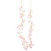 vidaXL Guirlandes de fleurs de No&euml;l 6 pcs rose clair 180 cm
