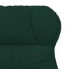 vidaXL fauteuil Vert fonc&eacute; 69 x 74 x 93 cm Velours