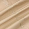vidaXL Housse de banc 2 places beige 132x71x56/81 cm oxford 600D