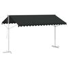 vidaXL Auvent autoportant Anthracite 4 &times; 3 m Polyester
