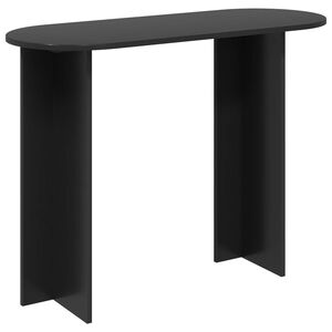 vidaXL Table console Ch&ecirc;ne noir 100 x 39,5 x 75 cm Bois d'ing&eacute;nierie
