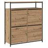 vidaXL Cabinet &agrave; chaussures 100 x 34 x 112 cm Bois d'ing&eacute;nierie