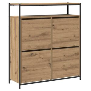 vidaXL Cabinet &agrave; chaussures 100 x 34 x 112 cm Bois d'ing&eacute;nierie