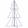 vidaXL Arbre de No&euml;l c&ocirc;ne 200 LED d'int&eacute;rieur/d'ext&eacute;rieur 98x150 cm