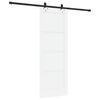 vidaXL Porte coulissante ORKDAL Blanc 73,5 x 198,5 cm Pin massif