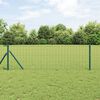 vidaXL Cl&ocirc;ture Euro Vert 0,8 x 25 m Fer rev&ecirc;tu de PVC