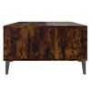 vidaXL Table basse ch&ecirc;ne fum&eacute; 103,5x60x35 cm bois d'ing&eacute;nierie