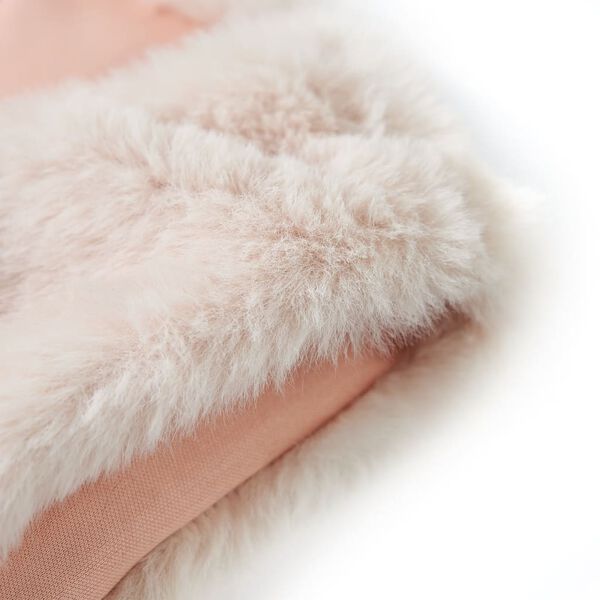 Gilet pour enfants fausse fourrure beige 116