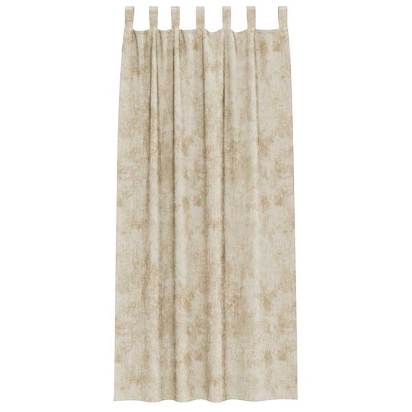 vidaXL Rideaux en velours 2 pcs Cr&egrave;me 245 x 140 cm Velours