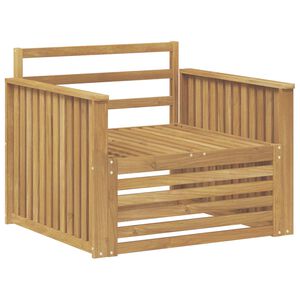 vidaXL Canap&eacute; d&rsquo;ext&eacute;rieur Bois d'Acacia Massif Blanc