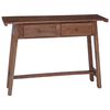 vidaXL Bureau Marron 110 x 30 x 79 cm Bois de Mahogany Massif
