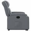 vidaXL Fauteuil inclinable &eacute;lectrique gris similicuir
