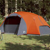 vidaXL Tente familiale Crossvent 8 personnes orange imperm&eacute;able