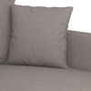 vidaXL Fauteuil Taupe 60 cm Tissu