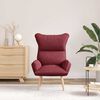 vidaXL fauteuil Bordeaux 69 x 74 x 93 cm Tissu et Contreplaqu&eacute;