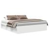 vidaXL Cadre de lit sans matelas blanc 180x200 cm