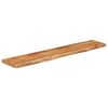 vidaXL &Eacute;tag&egrave;re murale rectangulaire massif acacia bordure assortie