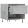vidaXL Tables basses 2 pcs gris b&eacute;ton 50x46x50 cm bois d'ing&eacute;nierie