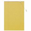 vidaXL Store enrouleur avec des rideaux Jaune 120 x 160 cm Bambou