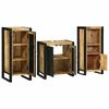 vidaXL Ensemble de mobilier de salle de bain avec &eacute;tag&egrave;re 3 pcs