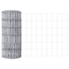 vidaXL Cl&ocirc;ture Euro 0,4 x 50 m Fer rev&ecirc;tu de PVC