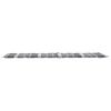 vidaXL Chaises longues lot de 2 avec table et coussins Acacia solide