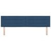 vidaXL T&ecirc;te de lit LED avec des lumi&egrave;res &agrave; LED Bleu 180 cm Polyester