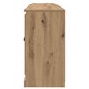 vidaXL Buffets avec tiroir 3 pcs Ch&ecirc;ne artisanal 70 x 35,5 x 67,5 cm