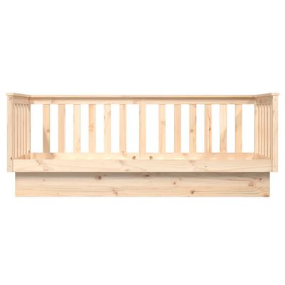 vidaXL Lit de jour sans matelas 90x190 cm bois de pin massif