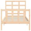 vidaXL Cadre de lit sans matelas 90x200 cm bois de pin massif