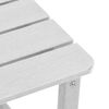 vidaXL Table d'appoint Adirondack Blanc 38 x 38 x 46 cm HDPE