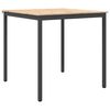 vidaXL Table de bar 110 x 110 x 105 cm Bois de pin massif Naturel