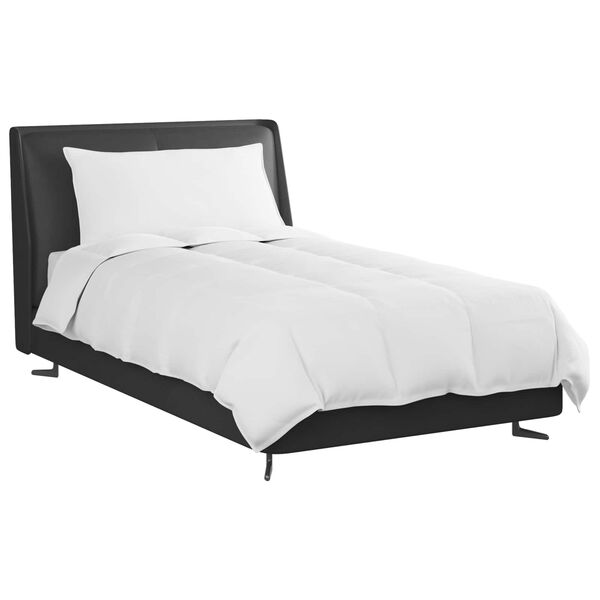 vidaXL Duvet d'été simple avec oreiller 2 pcs Blanc Plume de canard