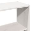 vidaXL Cadre de lit sans matelas blanc 120x190 cm bois de pin massif
